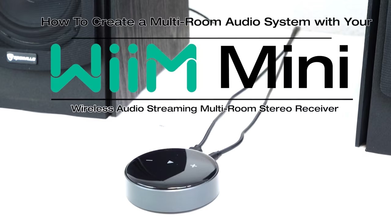 WiiM Mini Wifi Music Player Wireless Audio Streaming Multiroom Stereo  Receiver